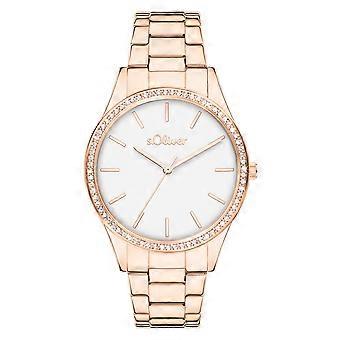 s.Oliver Damen Uhr Armbanduhr Edelstahl SO-4488-MQ
