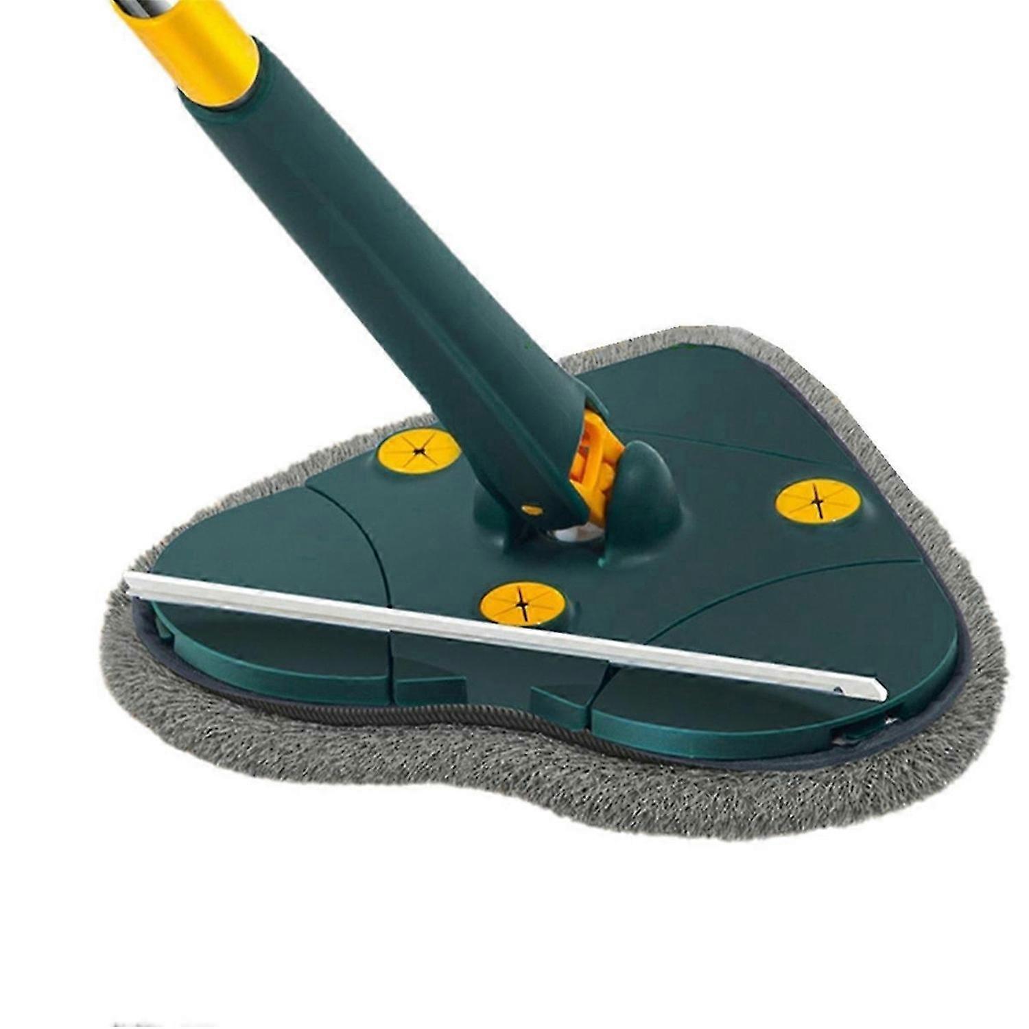 Telescopic Triangular Mop Self-Twisting Water Triangular Extended Mop Hands-Free Lazy Tool Rotating
