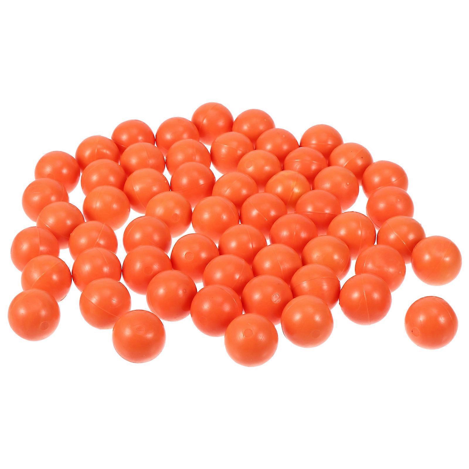 100Pcs Colored Plastic Balls Counting Solid Balls Toys Mathematics Teaching Aids