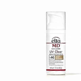 EltaMD UV Clear Sonnenschutz fürs Gesicht LSF 46, ölfreie Formel mit Zinkoxid, von Dermatologen empfohlen (getönt)