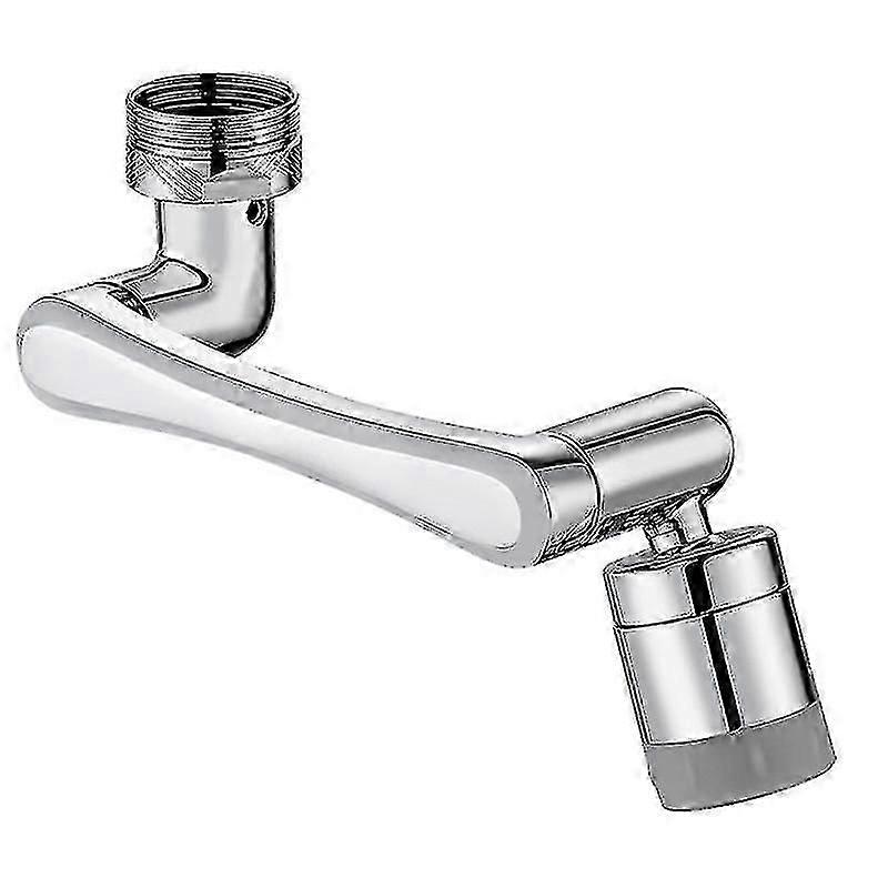Faucet Extender Thread 2 Outlet Modes Plated 1440 Rotating Sink Fauc