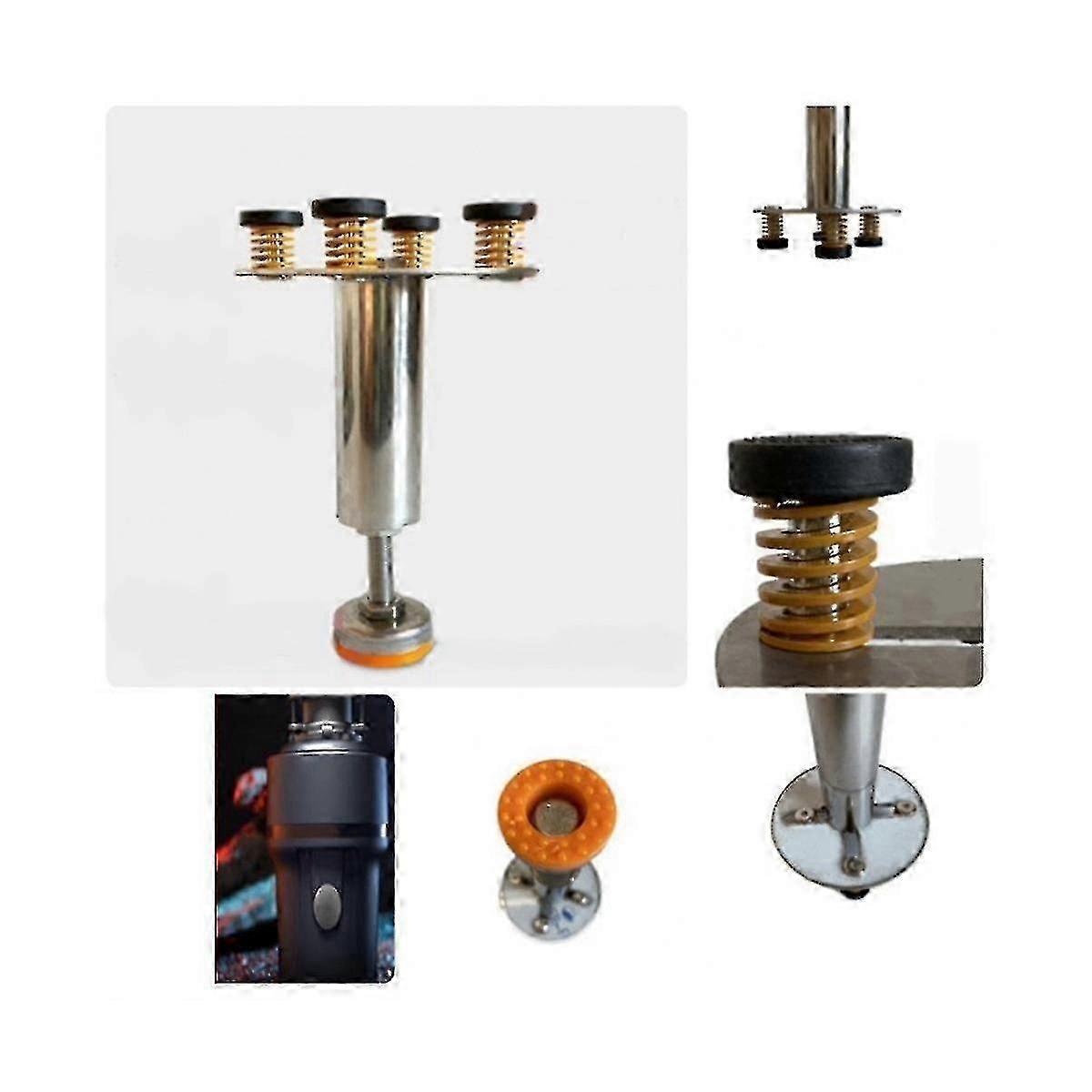 Height-adjustable garbage disposal bracket for kitchen waste 28-38 cm
