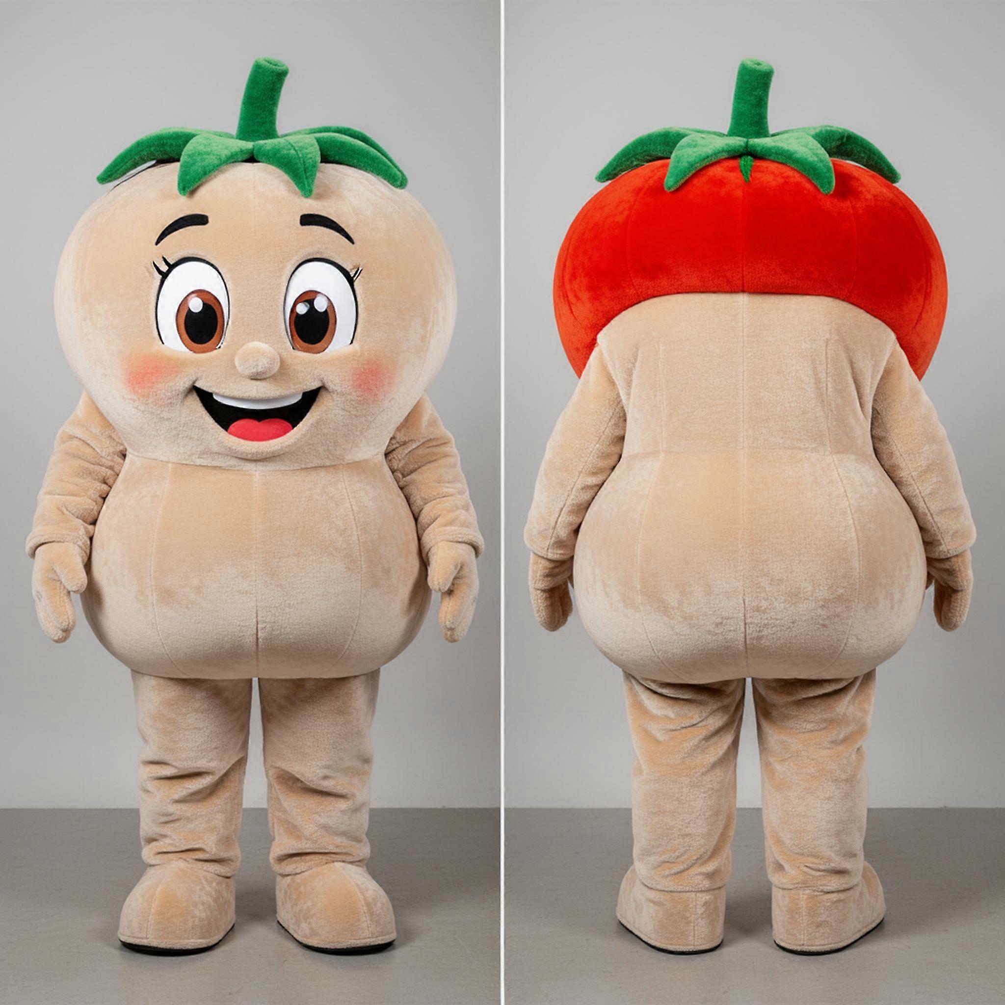 MASTICOT Velvety Beige Plump Tomato Mascot