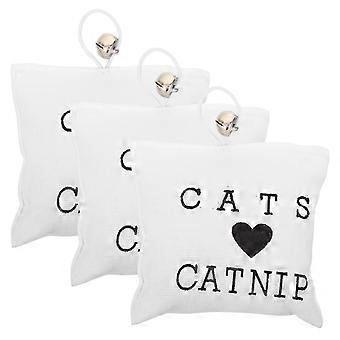 Catnip Toys Chew Toys for Teeth Cleaning 3Pcs Random Color Assortment