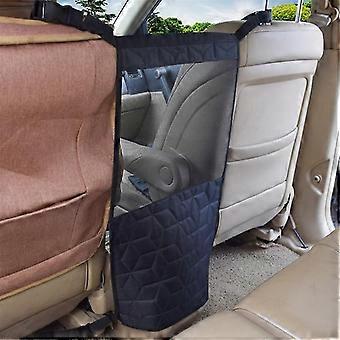 Seggiolino posteriore barriera cane auto, sedile anteriore barriera per animali domestici, barriera per cani per auto tra i sedili, rete per cani con clip di cinghia regolabili, facile da installare Dog Barrie