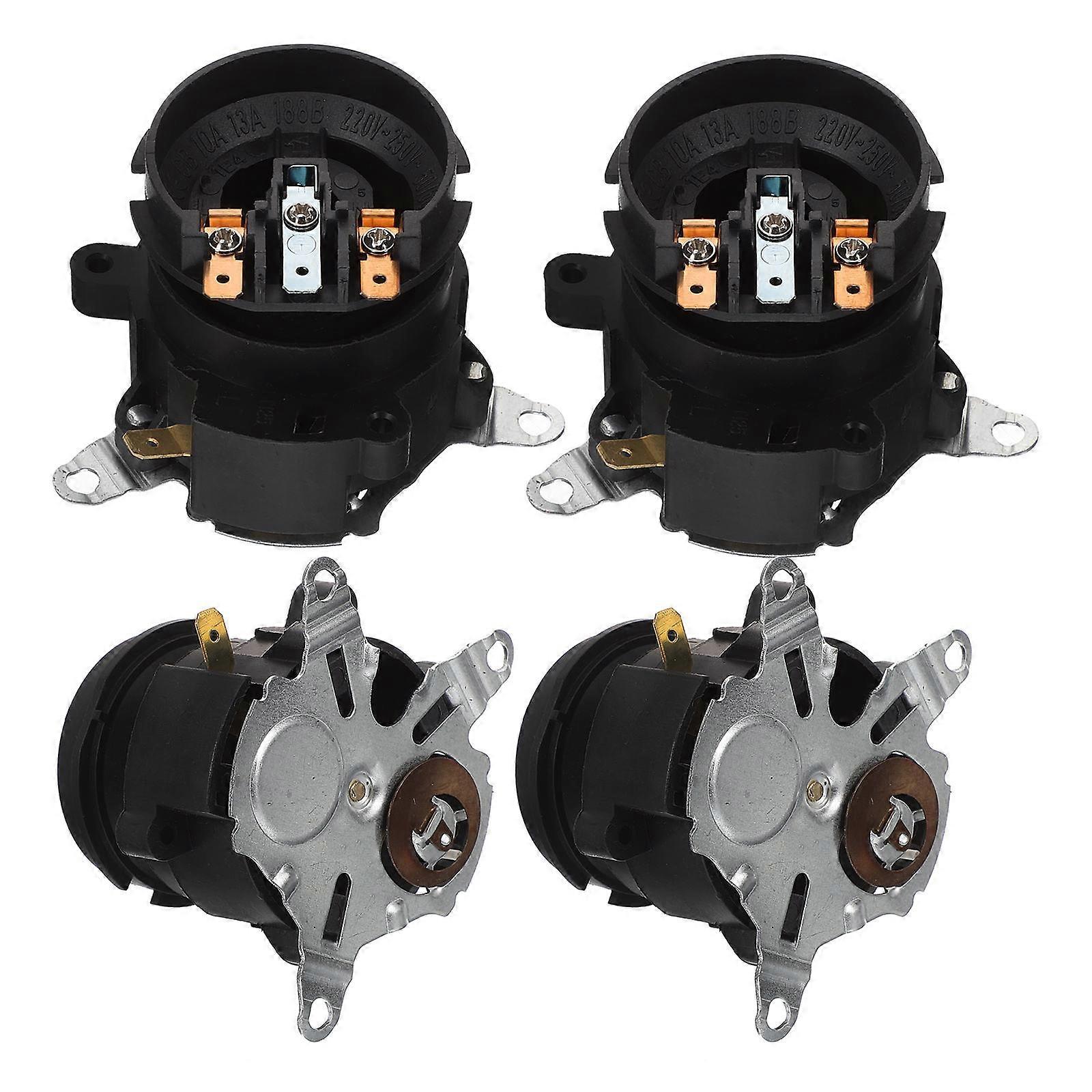 Electric Kettle Coupler Temperature Control Bases 12Sets Black
