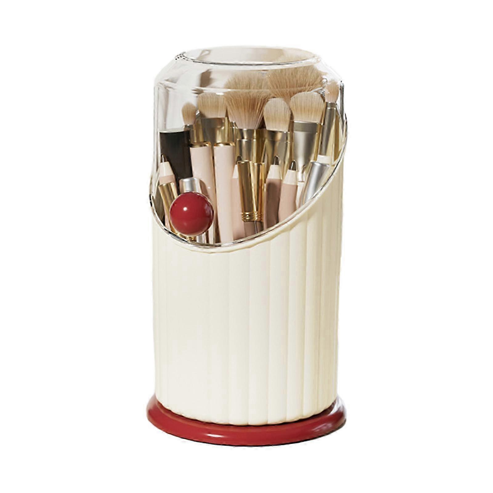 Compact 3-Slot Brush Storage Box