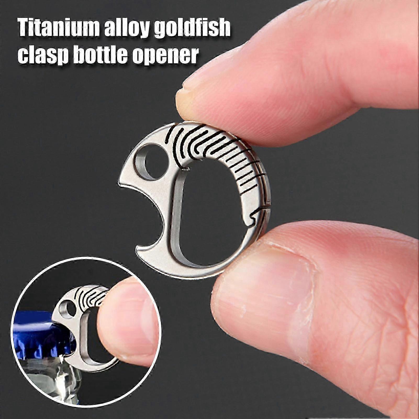 Goldfish Titanium Bottle Opener
