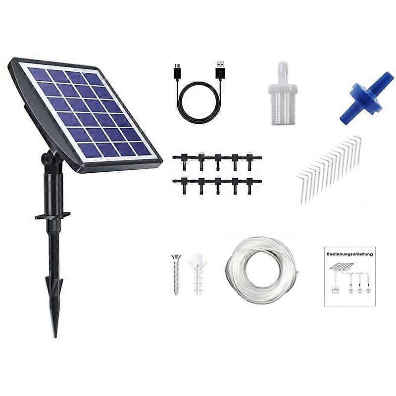 Solar Irrigation Machine, Automatic Drip Irrigation System, Suitable for Potted Plants, Multiple Time Modes