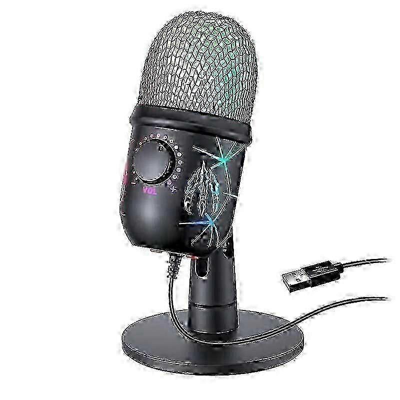RGB Condenser Microphone Plug Play