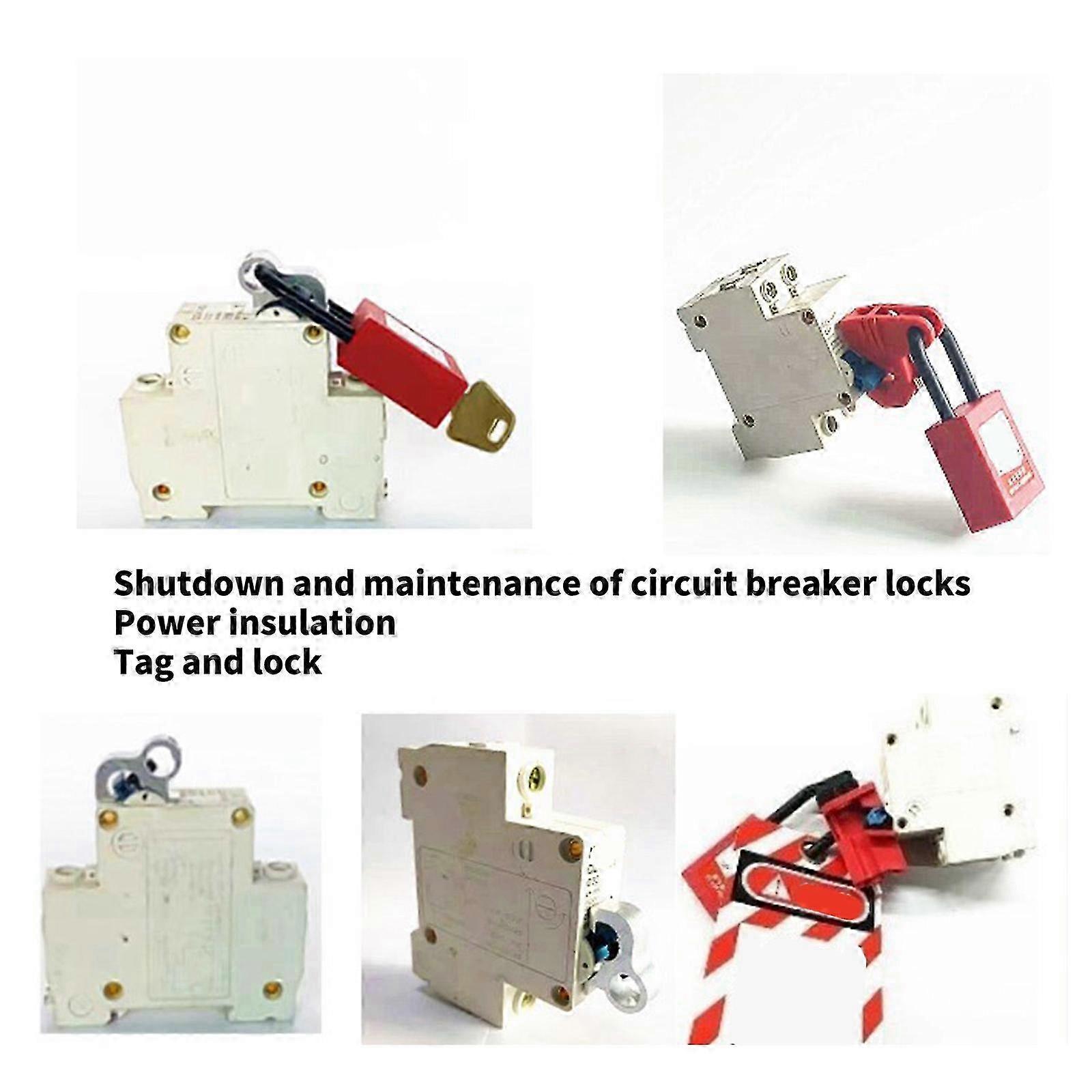 8mm Aluminum MCB Lockout Device Pack