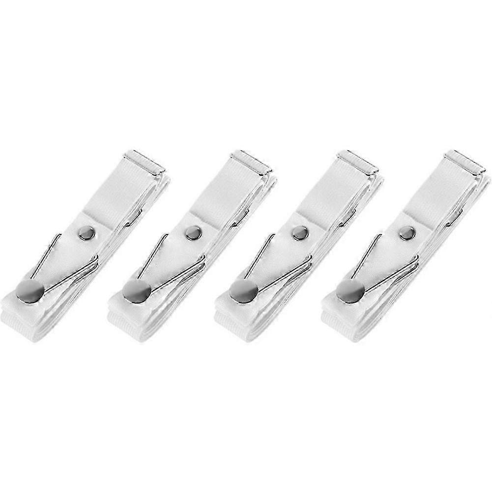 1set Sheet Ties-Adjustable Sheet Clips, Sheet Holders, Elastic Clips, Suitable compatible with Sheets, Mattress Covers