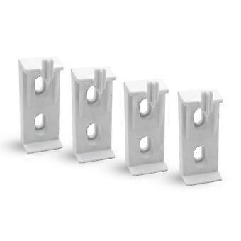 Radiator-wandhouder van nylon, 4 stuks, elektrische radiatorbevestiging, thermische radiatorhouder