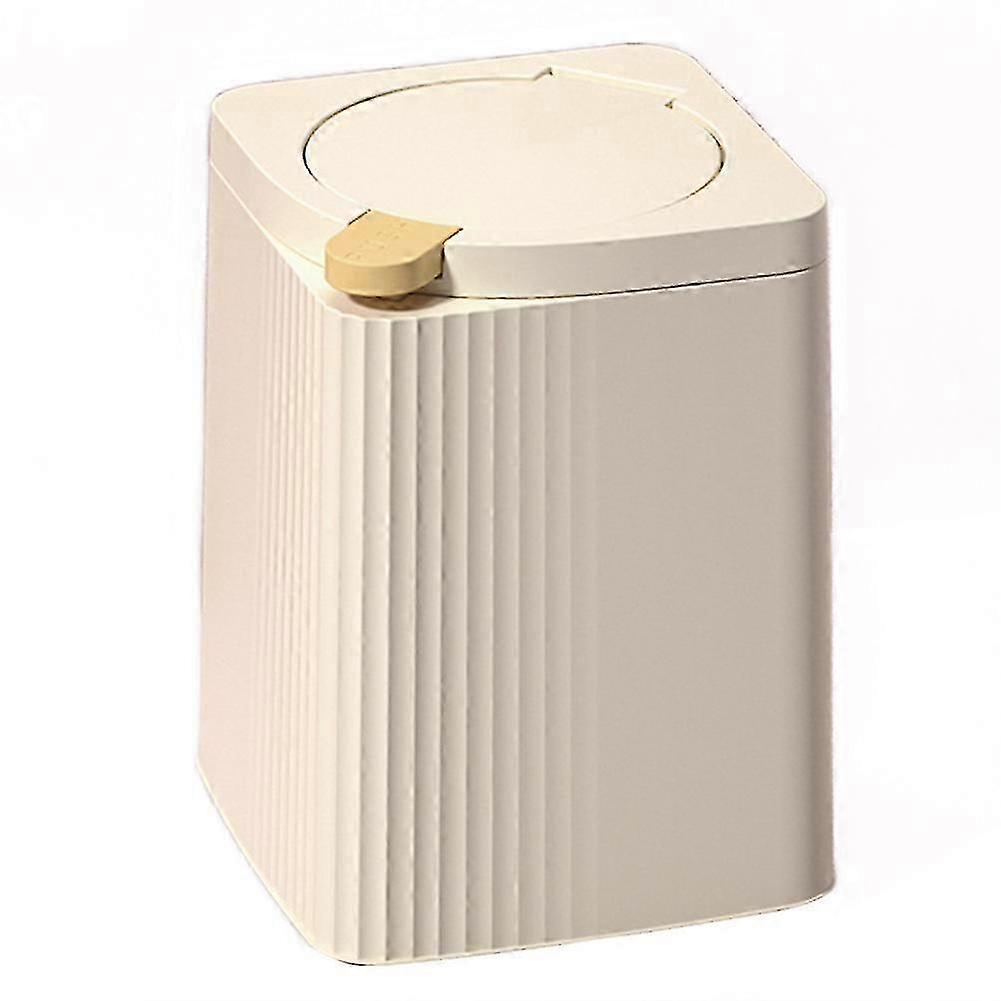 Compact Pop-Up Lid Mini Bin