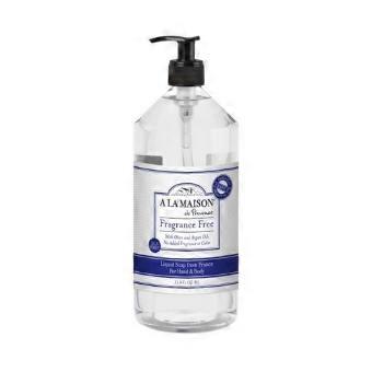A La Maison Liquid Soap Fragrance Free Refill, 33.8 Oz
