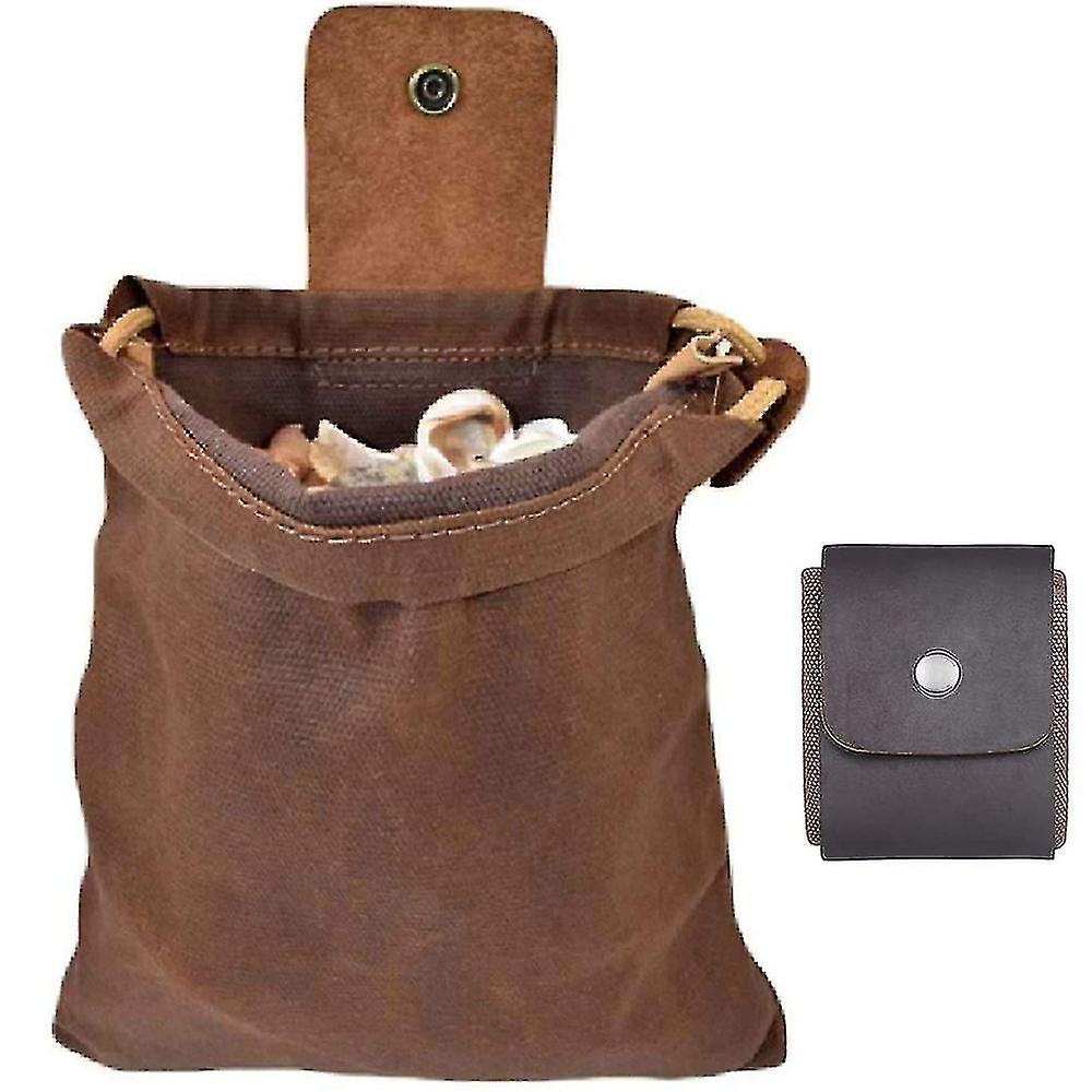 Canvas Foraging Pouch, Garden Fruit Picking Bag,mushroom Foraging Bag For Hiking, Camping, Hunting, Beach-combing Collapsible Easy To Carry About The