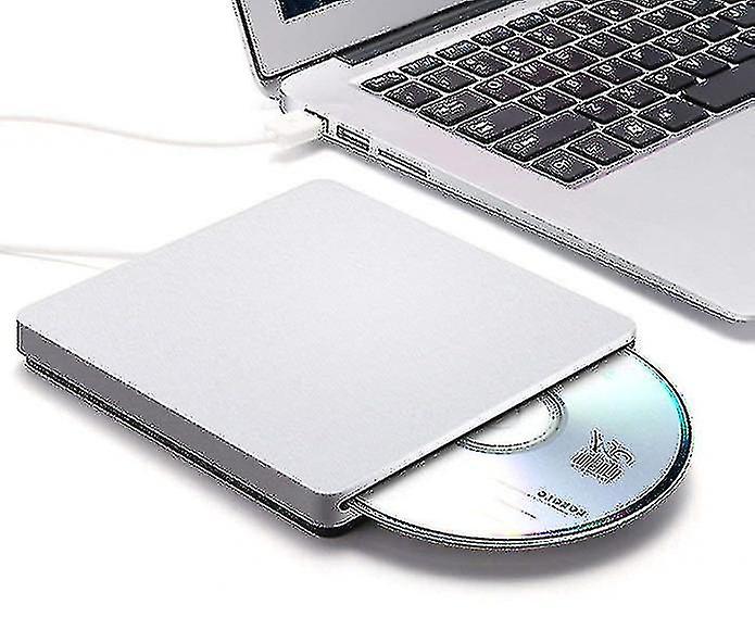 Nuovo 2023 Apple Macbook Pro Air Mac Pc Laptop Usb slot esterno in cd / dvd drive masterizzatore Changzhao argento-2