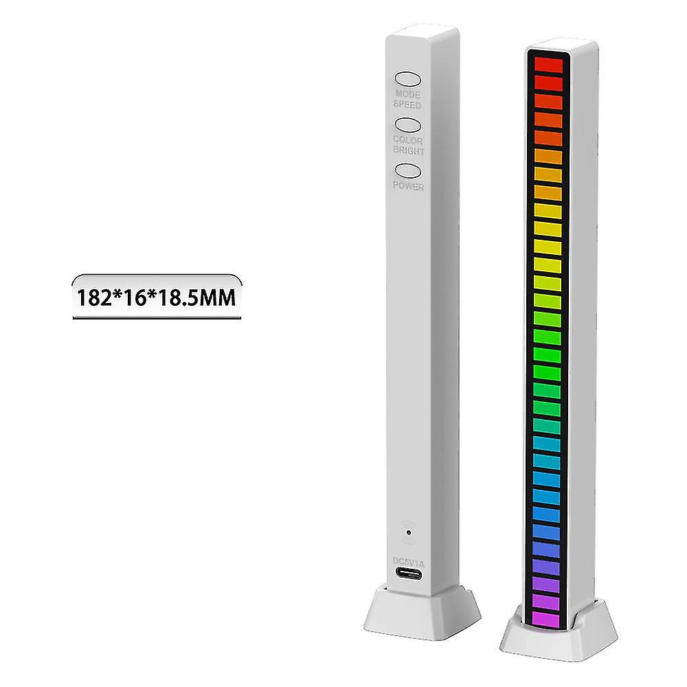 2pcs Voice-activated Pickup Rhythm Light Rgb Car Desktop Computer Led