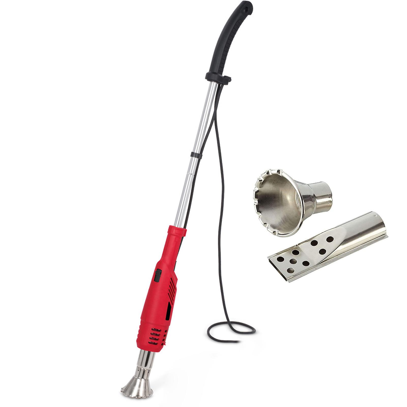 Weed Burner With 2 Nozzles Electric Weed Remover Thermal Weeding Stick