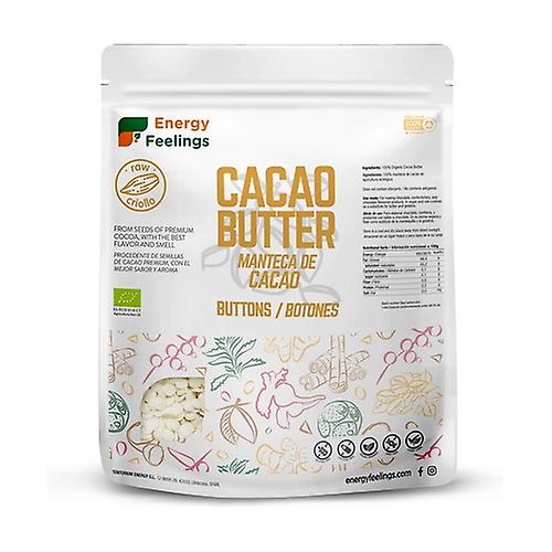 Eco Raw Criollo Cocoa Butter Buttons 500 g