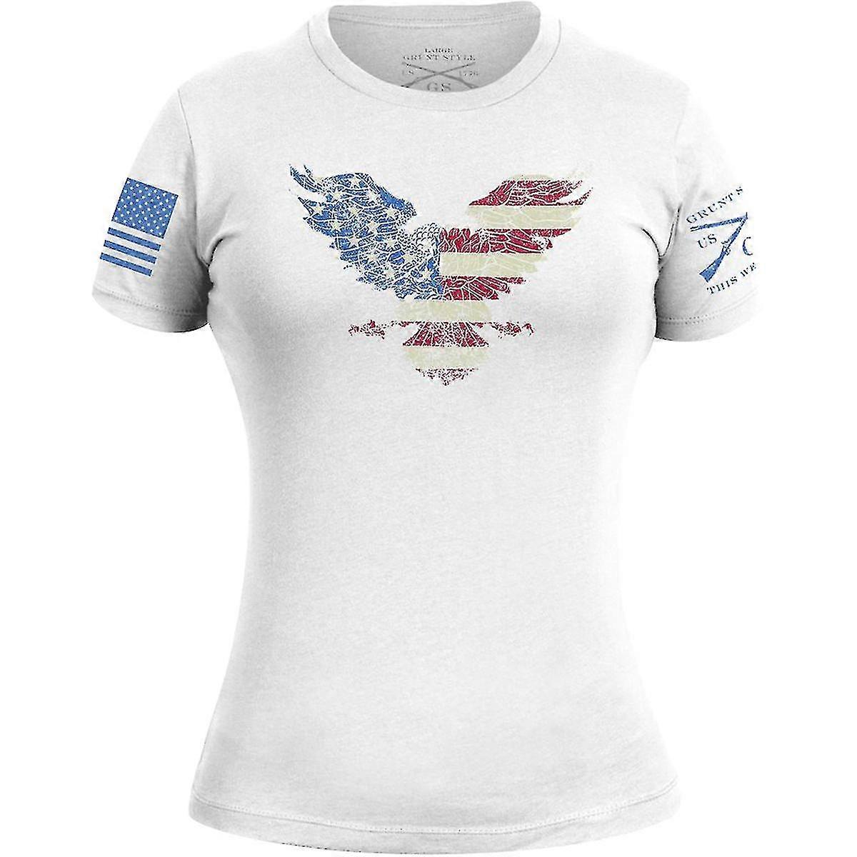 Grunt Style Women's Freagle Crewneck T-Shirt - White | Fruugo Au