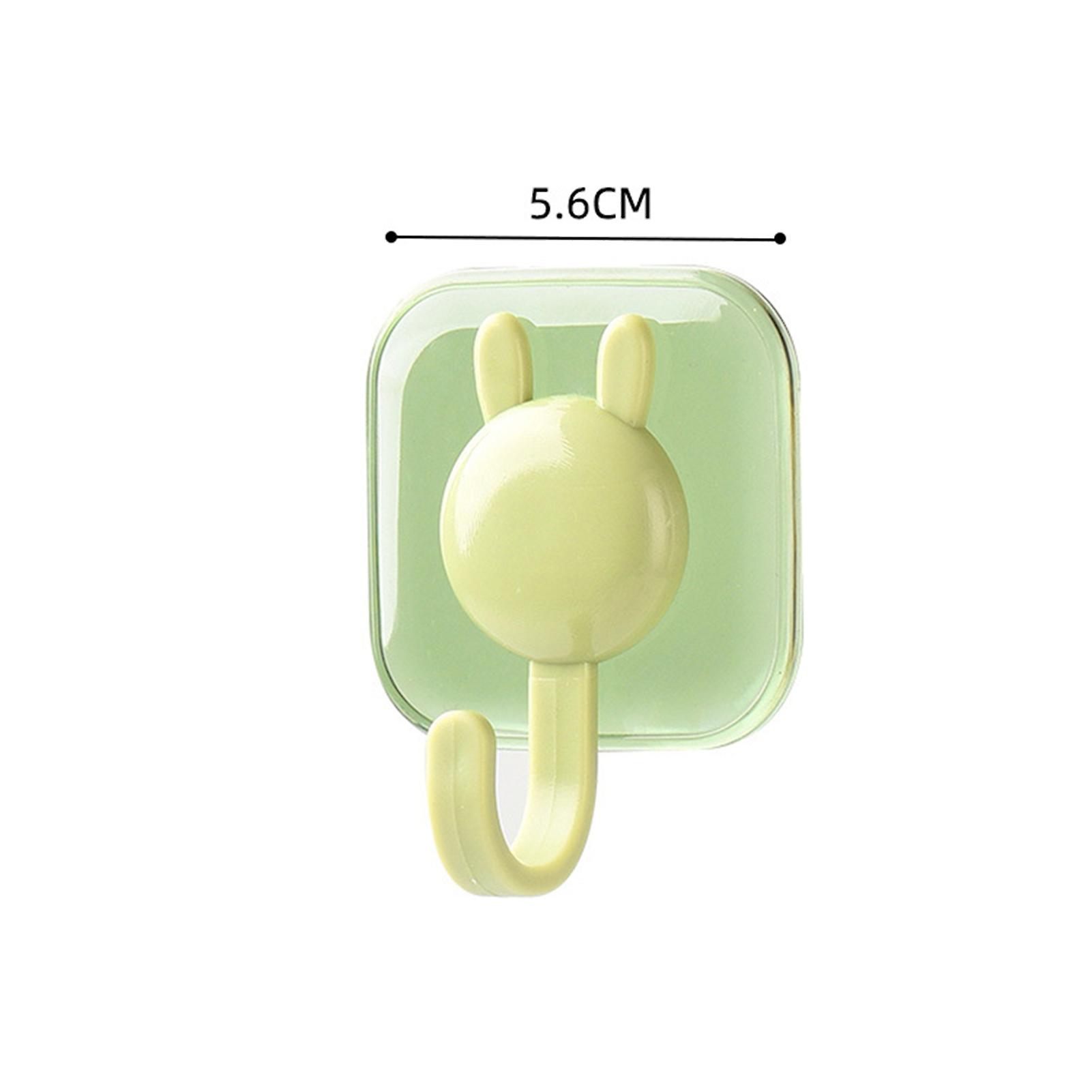 Cute Bunny Adhesive Hook Heavy Duty No Marks Kitchen Hook No Drilling No Nails Towel Hanging Hook