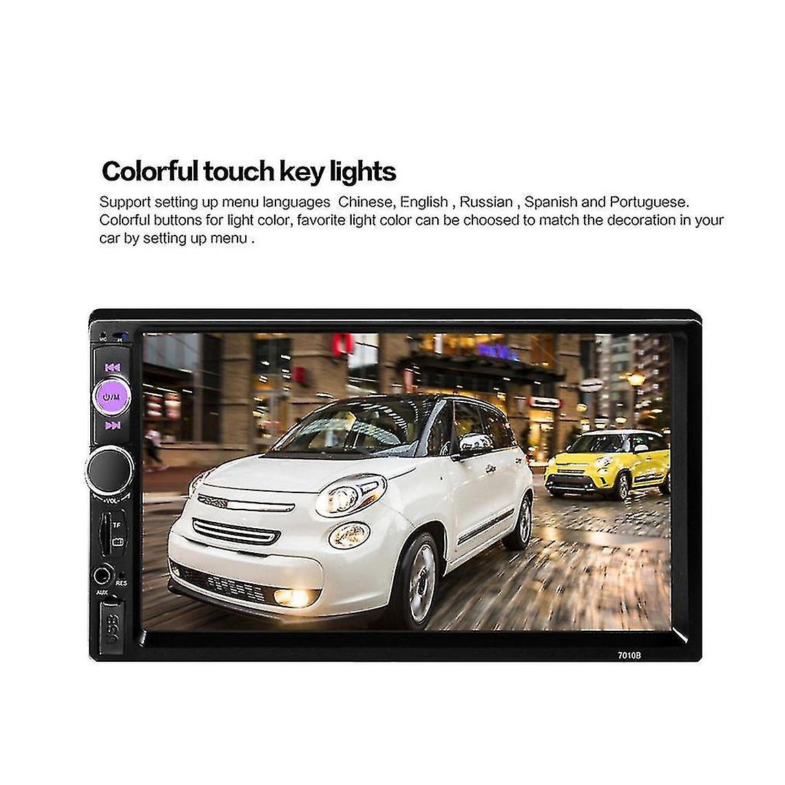 Car Audio 7 Inch Hd Broadcast In-dash Stereo Touch Screen Mp3 Mp5 Player 7010b