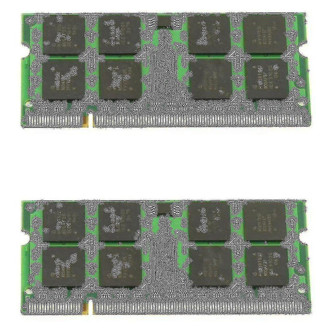 2x Zusätzlicher Speicher 1GB PC2-4200 DDR2 533MHz Speicher für Notebook PC