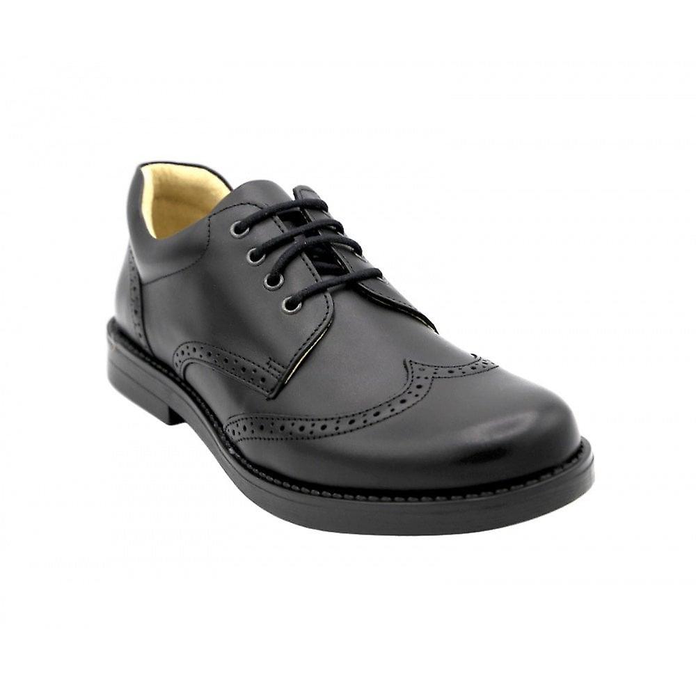 Kids Petasil Laced Brogue Style School Shoe