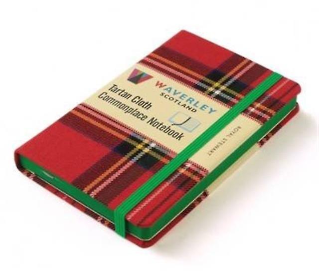 Waverley L Royal Stewart Tartan Cloth Large Commonplace Notebook Paperback Book