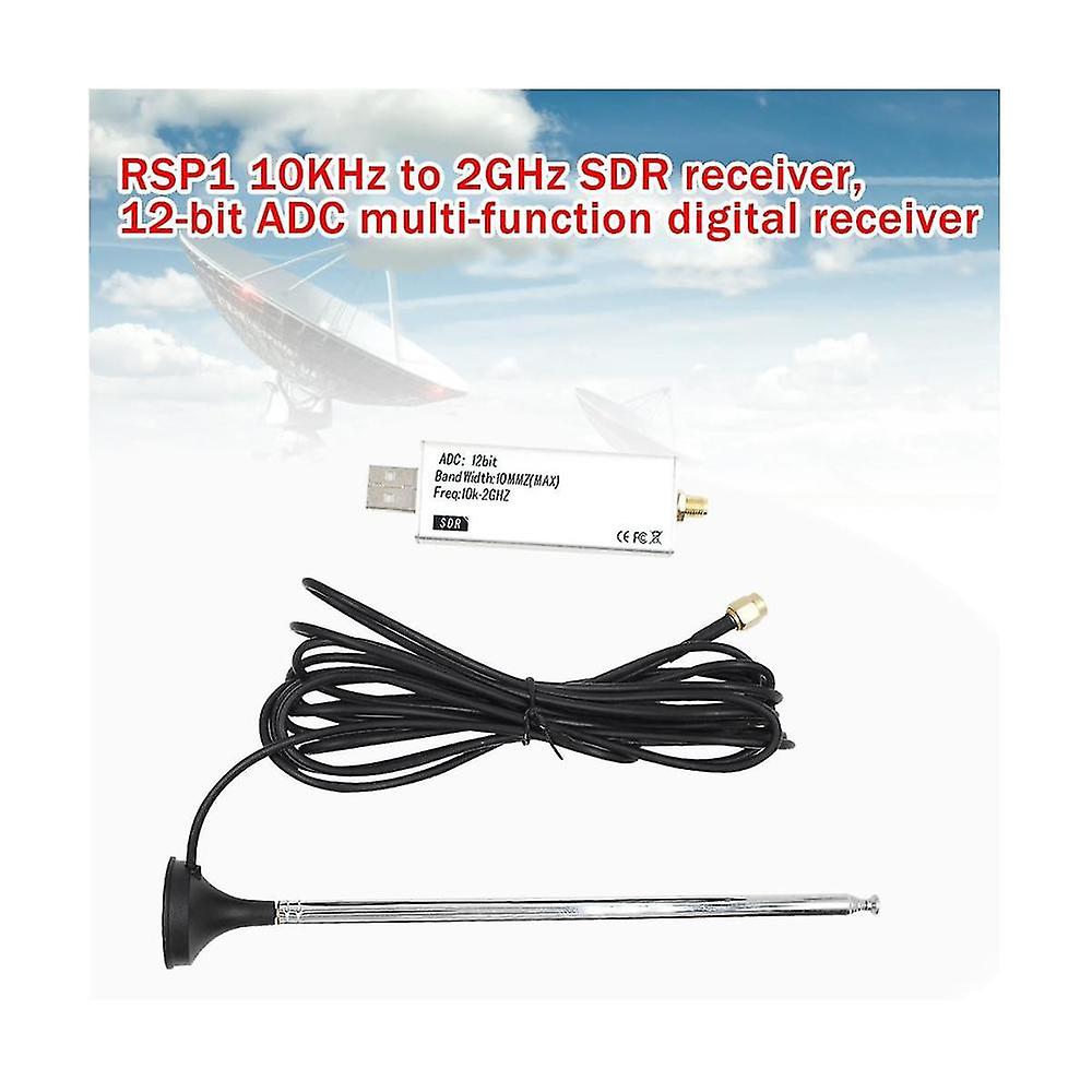 Rsp1 Sdr Receiver 10khz-1ghz Usb 12bit Aviation Band Receiver Compatible With Rsp1 Hf Am Fm Ssb Cw