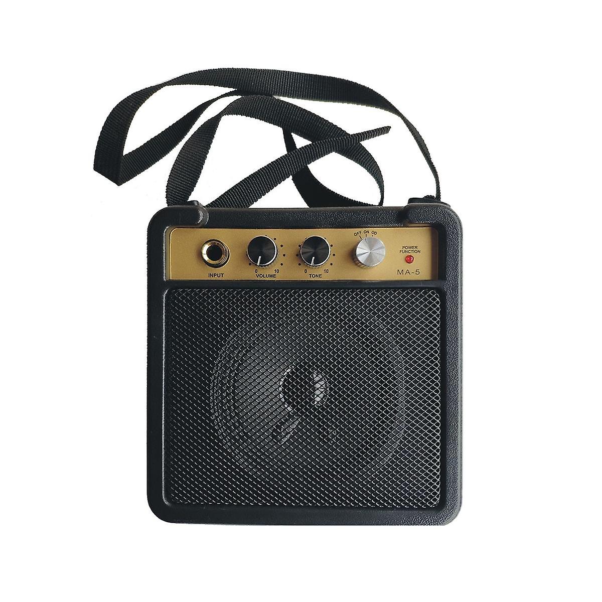 5W Mini Gitarrförstärkare Gitarrförstärkare med Back Clip Högtalare Gitarrtillbehör för akustisk elektrisk