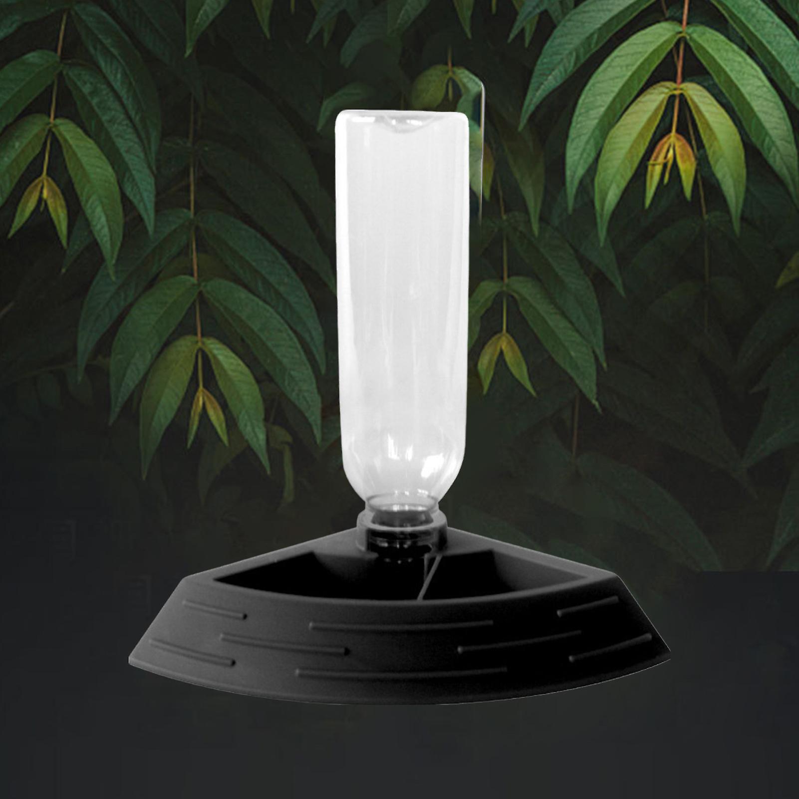 Lizard Gecko Pet Bowls 2-in-1 90° Scalloped Reptile Dish with Drink Bottle for Pet Drinking and Eating