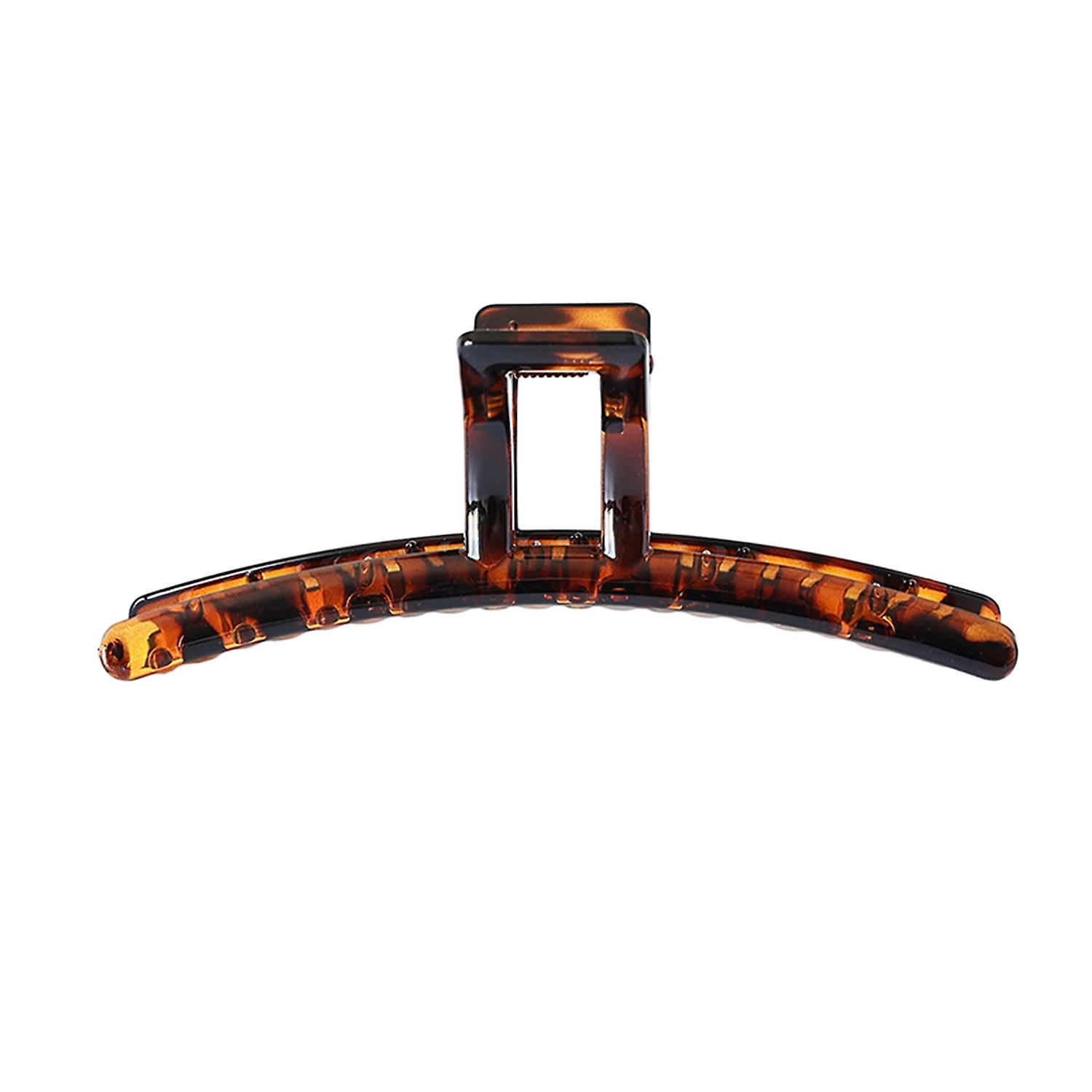 Frosted Non-slip Crossing Teeth Hair Claw Spring Design Solid Color Simple Large Shark Hair Clamp