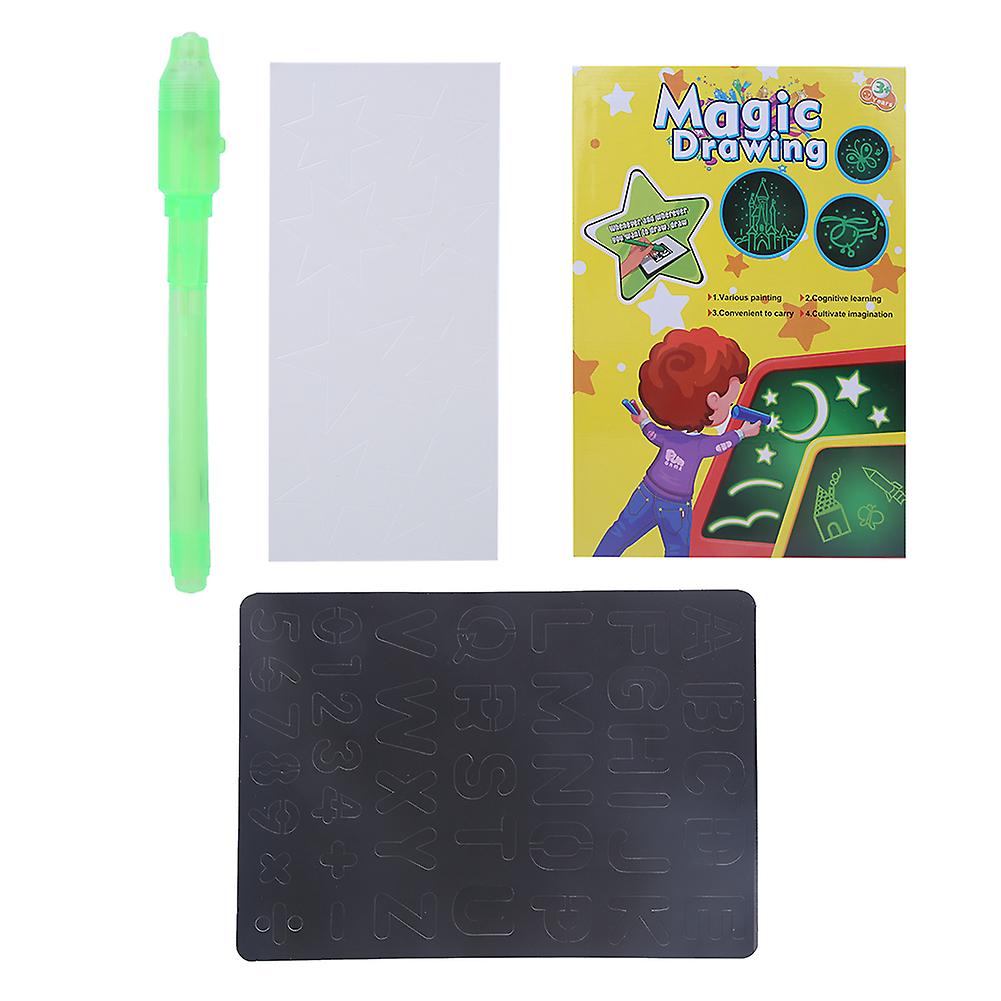 Yellow 3D Doodle Board for Kids - Fun Fluorescent Drawing Tablet & Early Learning Toy