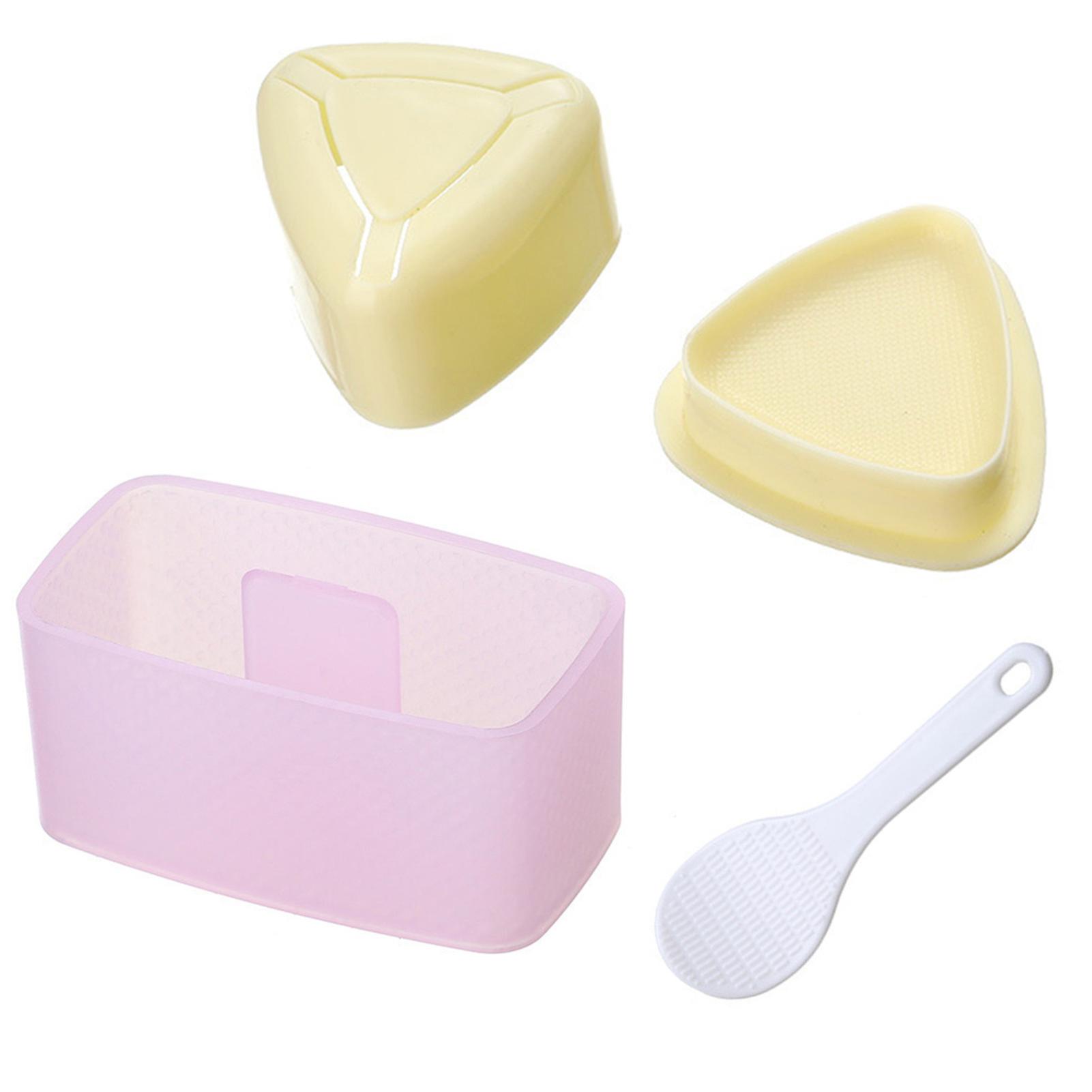 3Pcs DIY Onigiri Stencil Classic Triangle Rice Ball Stencil Musubi Maker Press