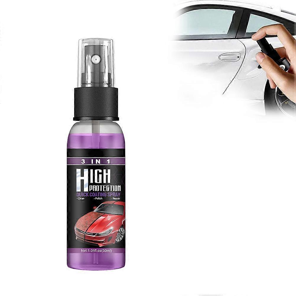 3 in 1 High Protection Car Coating Spray - Quick Refurbish Agent and Wax Polish