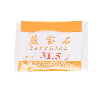 Sapphire Glass Watch Repair Lens 1.5mm Thickness Glass Watch Maintenance Lens for Home 31.5mm/1.24in