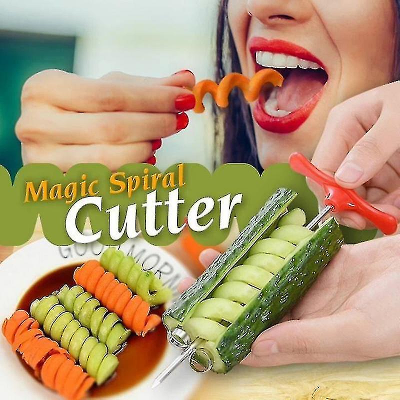 Vegetable Spiral Knife Carving Tool Potato Carrot Cucumber Salad Chopper