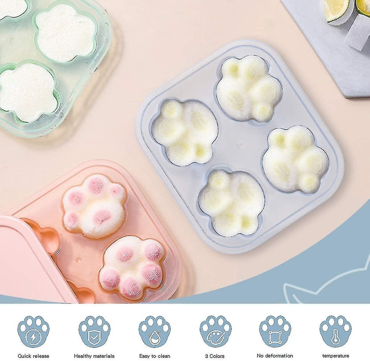 Pieces Silicone Ice Cube With Lid