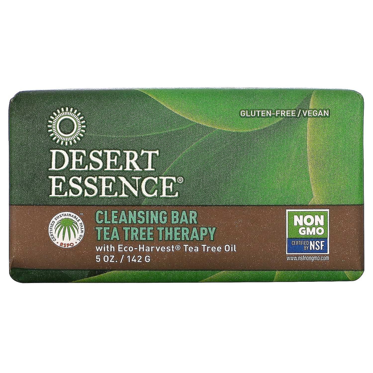 Desert Essence, Cleansing Bar Tea Tree Therapy, 5 oz (142 g)