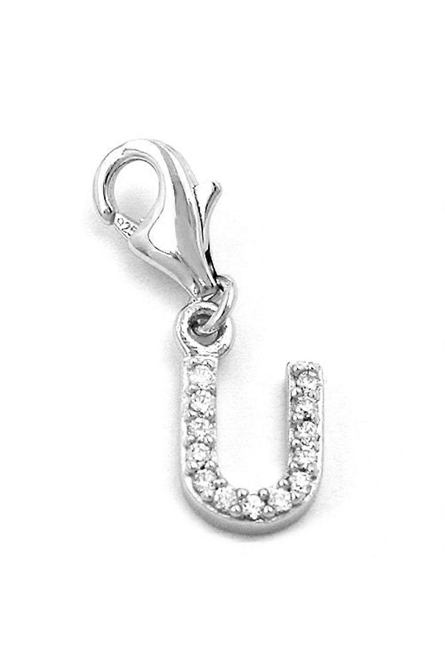 Pendant Charm Letter U Silver 925 - Gl90994