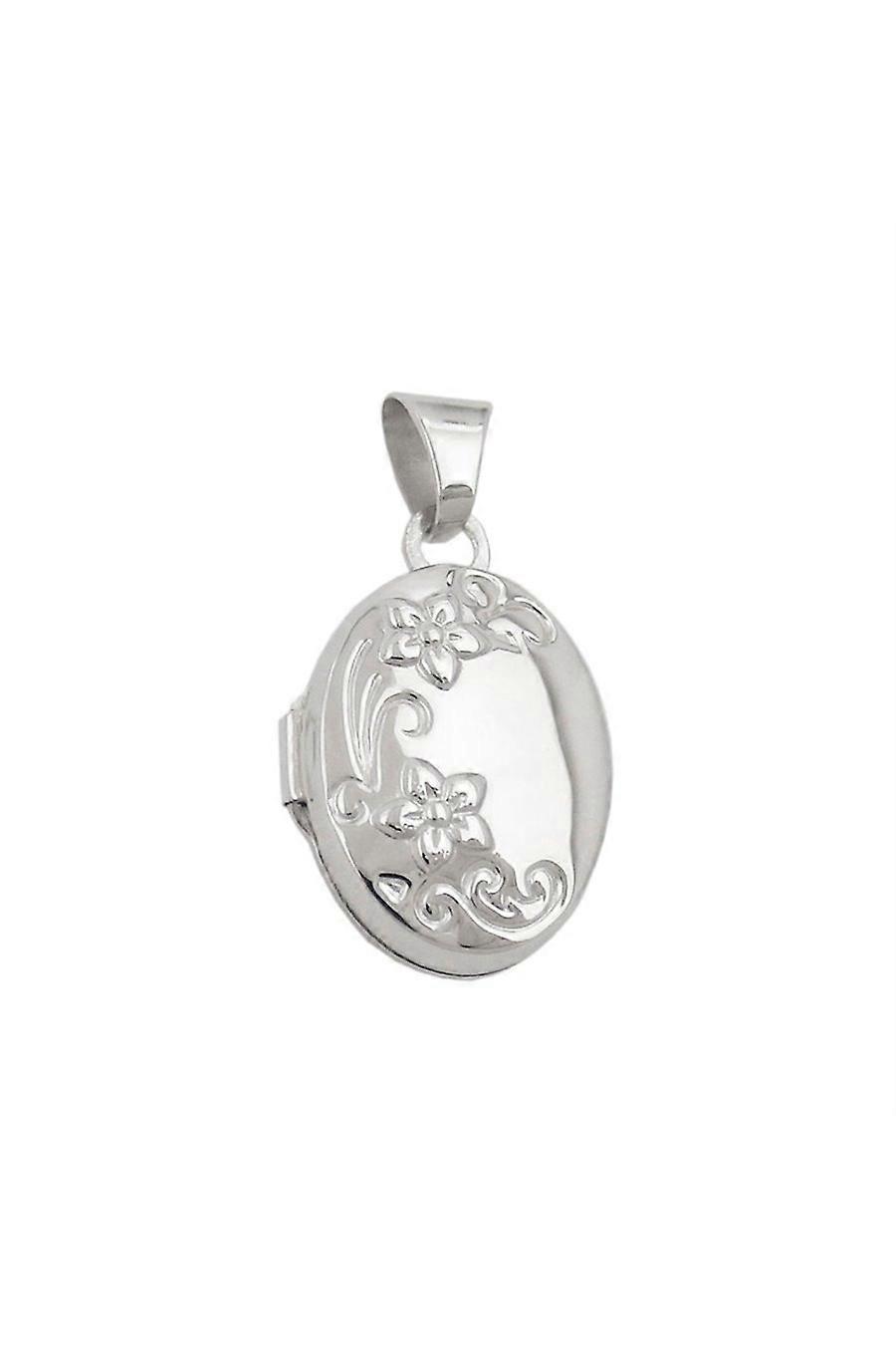 Pendant Locket With Pattern Silver 925 - Gl93712