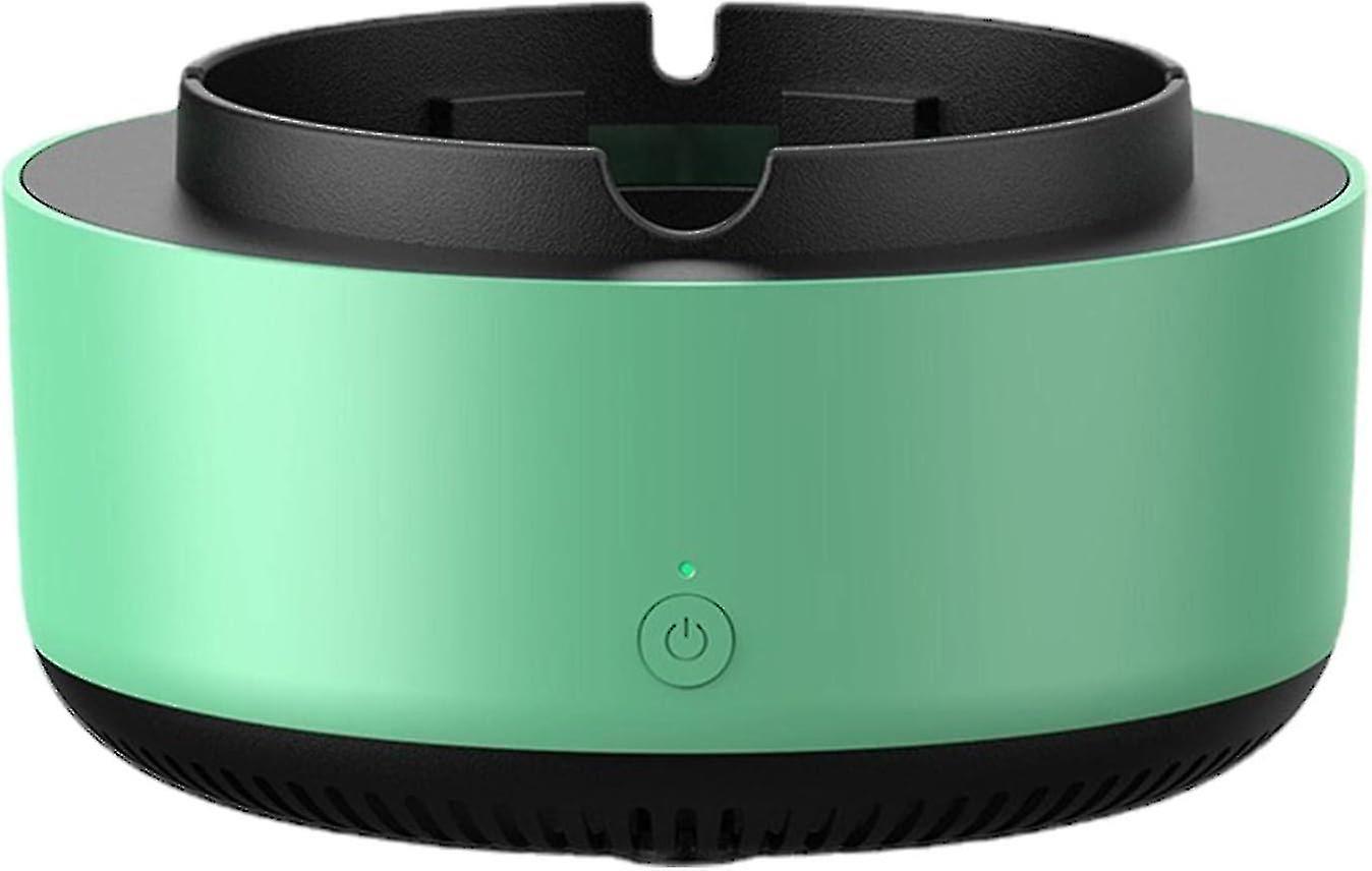Røykfritt askebeger med luftrenser, intelligent askebeger for luftrensing med negative ioner for bil hjem-q