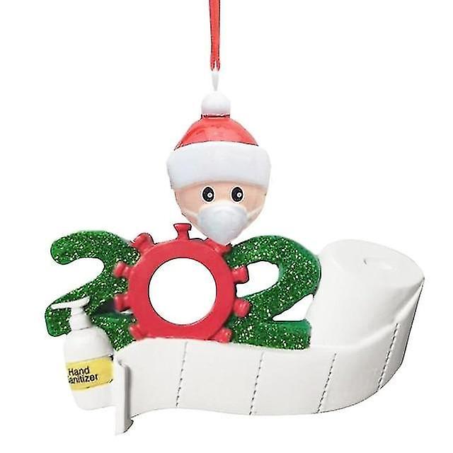 Resin Diy Quarantine Christmas Inspired Toilet Paper Roll H wash Refil Bottle