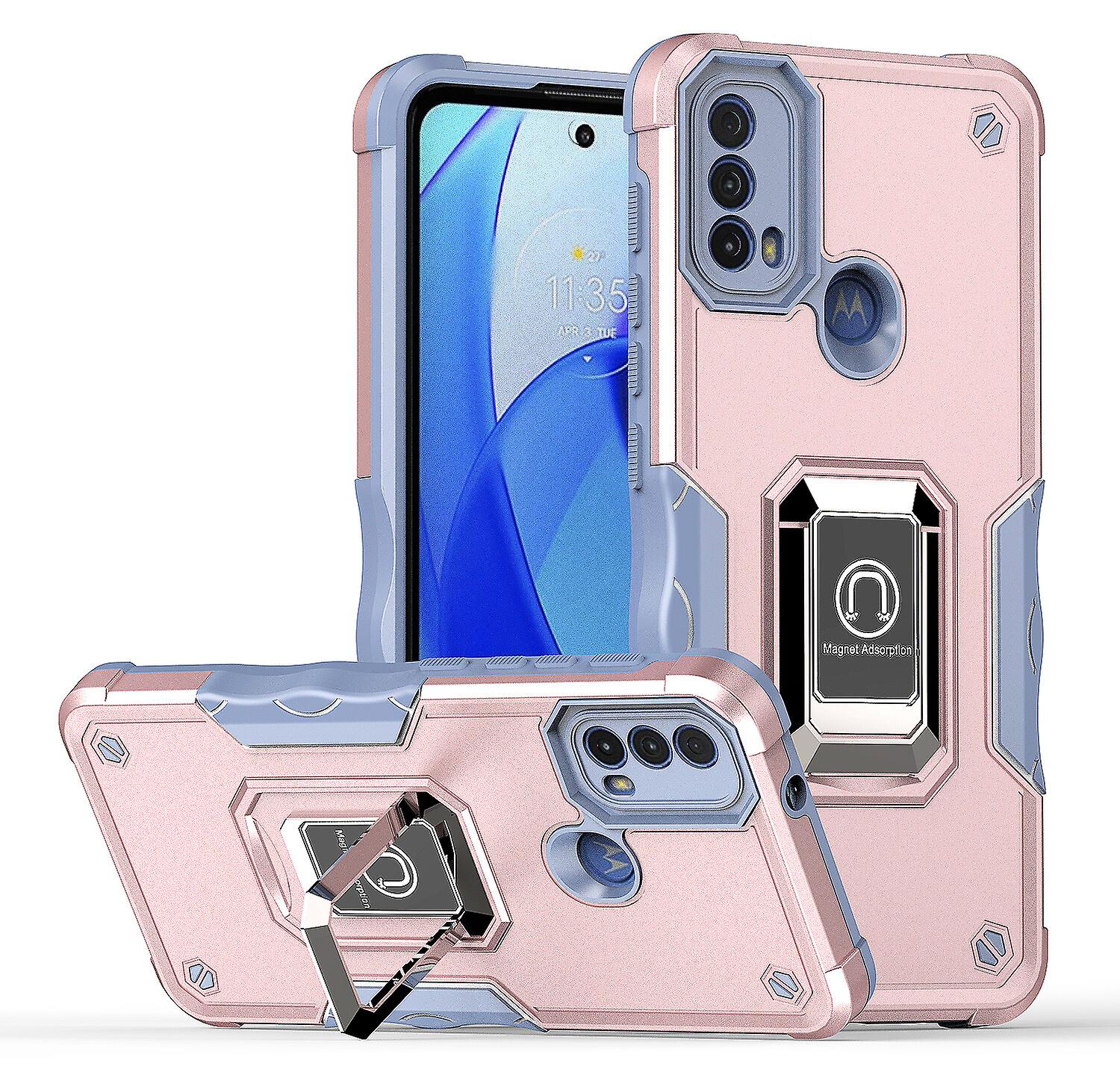 Case for Moto E40 Shockproof Magnetic With Ring Holder