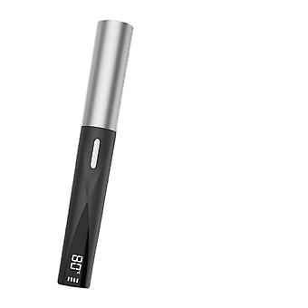 Veeki Beheizte Wimpernzange - Wiederaufladbare elektrische Wimpernzange über USB für Frauen mit LED-Anzeige 4 TemperaturSchwarz