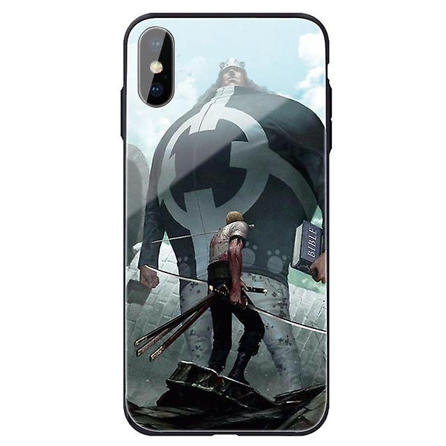 One Piece Personalized Tempered Glass Case for Apple iPhone X - Multicol