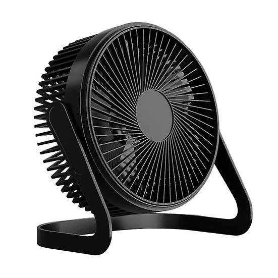Desktop Fan USB Powered 360 Degree Rotatable Adjustable Small 5 Blades Quick Cooling Low Noise Large Airflow Mini Fan Home Supplies