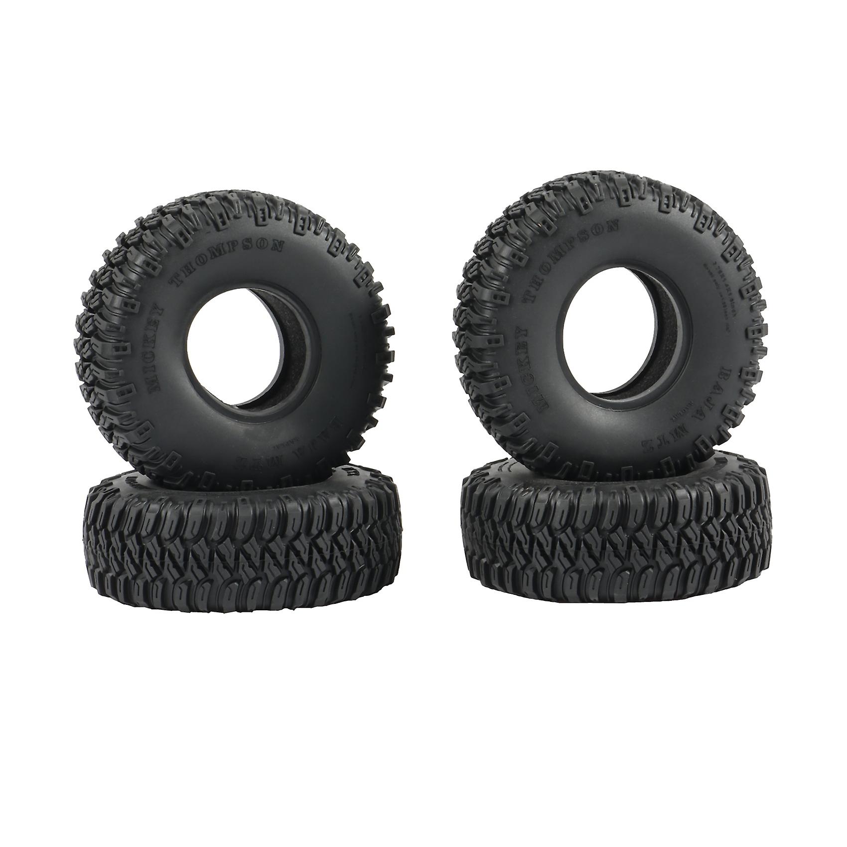 4PCS 95MM 1.55Inch Tires Tyre for RC Crawler Car Axial Jr 90069 D90 CC01 LC70 JIMNY